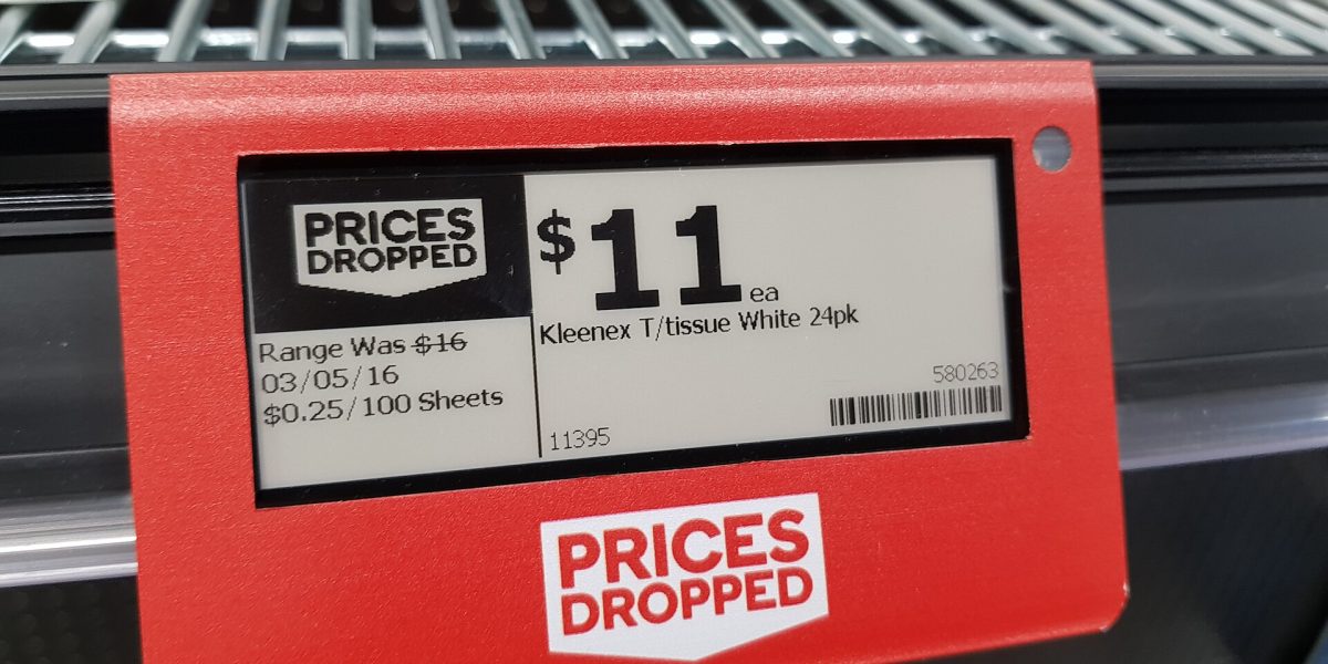 Cost of living — price tag