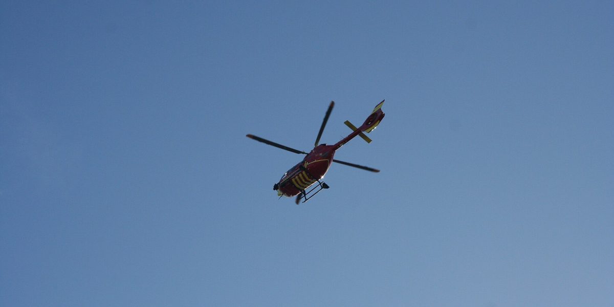 Rescue helicopter fundraising — helicopter air ambulance
