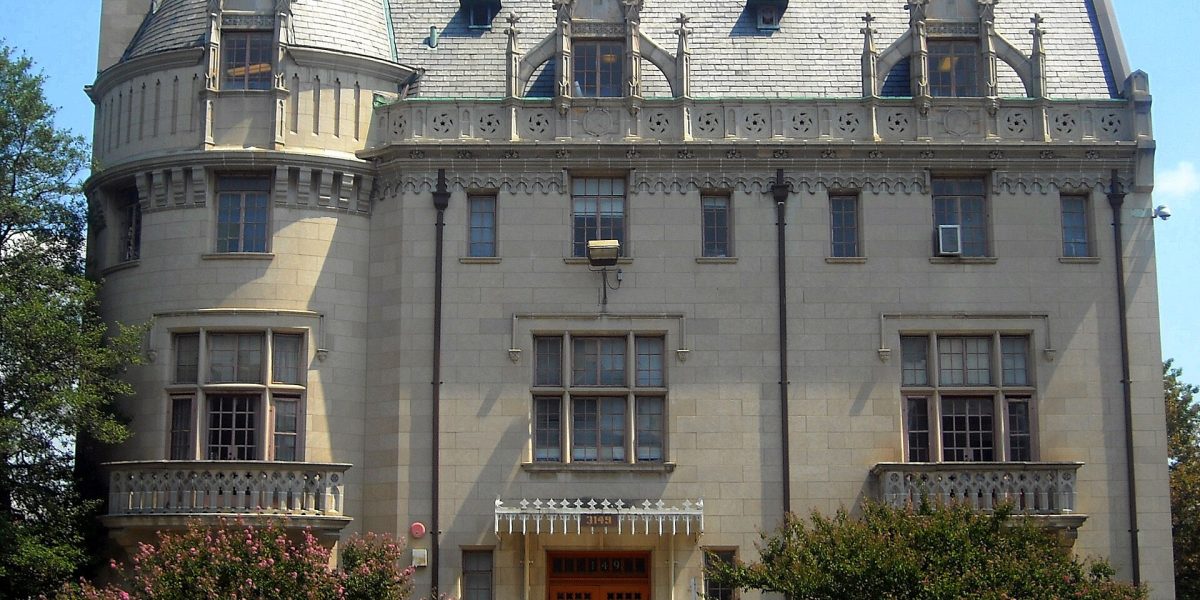 International diplomacy — embassy building