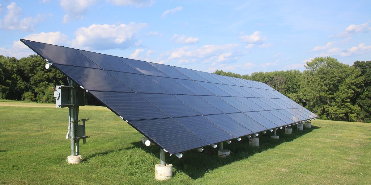 Climate and emissions — solar panels