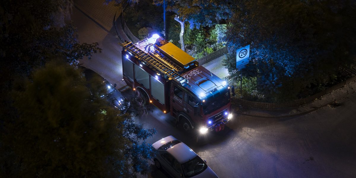 Emergency services — fire engine
