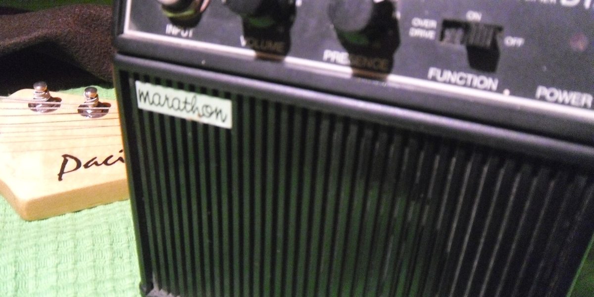 Live music — guitar amplifier