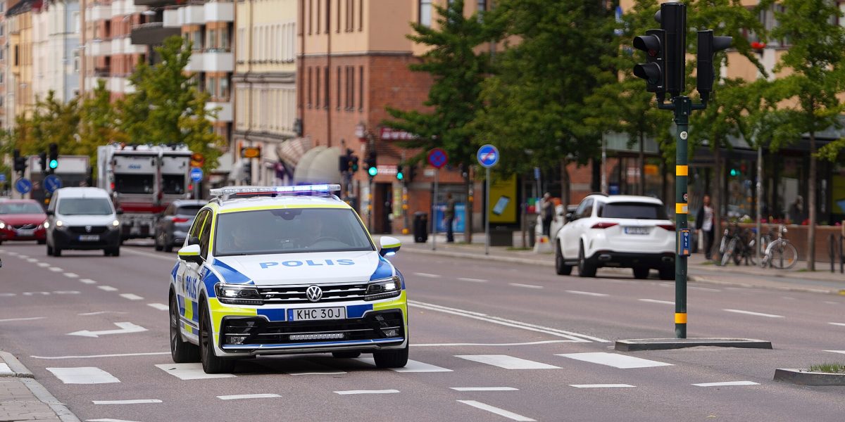 Courts and policing — police car