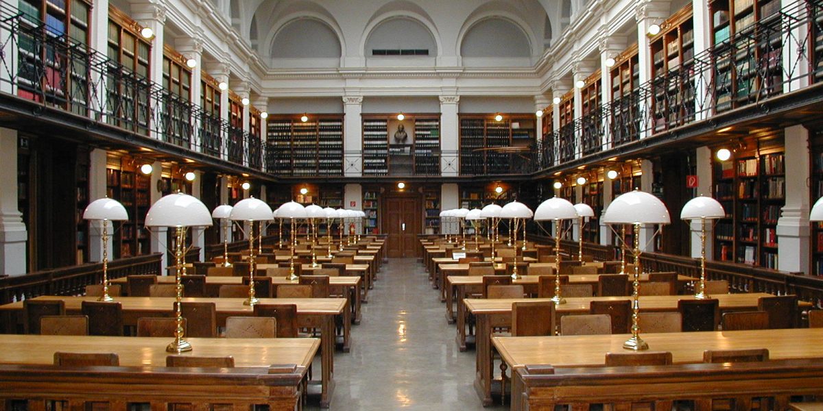 AI in academia — university library