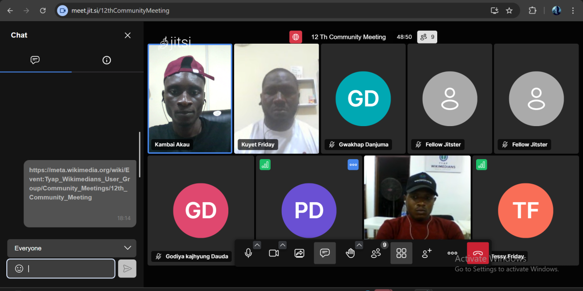 Community meetings — community meeting