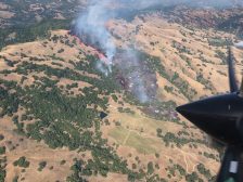 Wildfires in wine regions — vineyard fire
