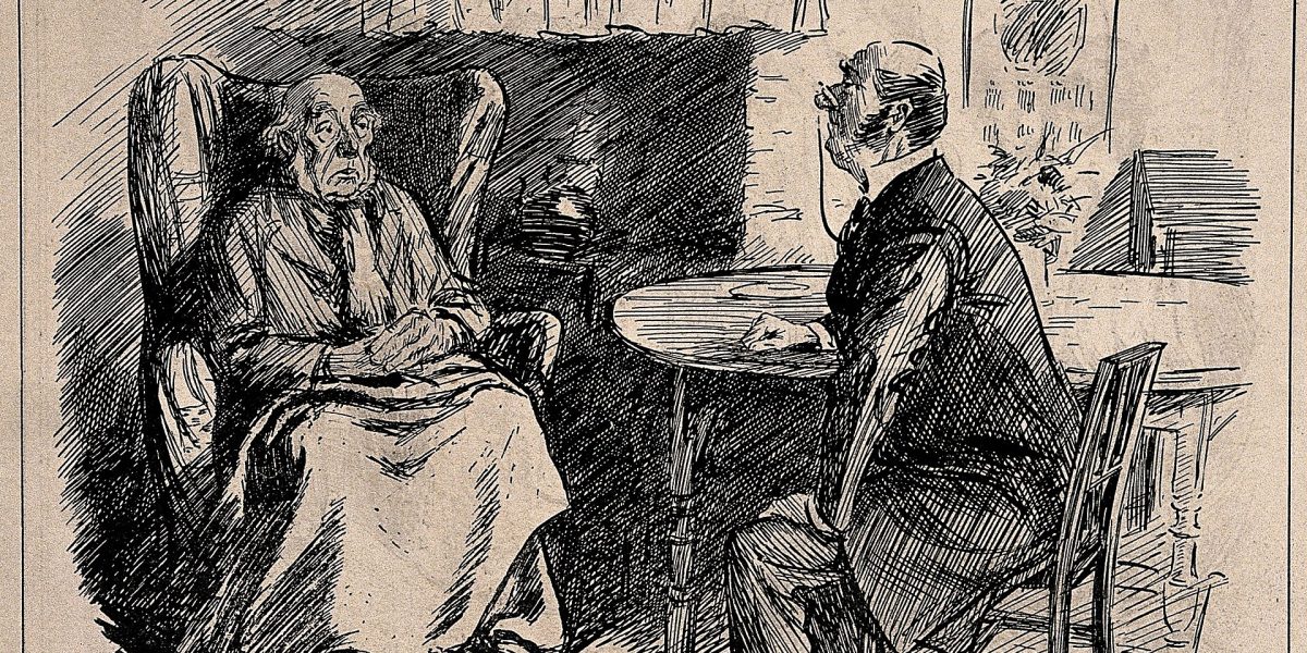 Elderly healthcare affordability — elderly patient doctor