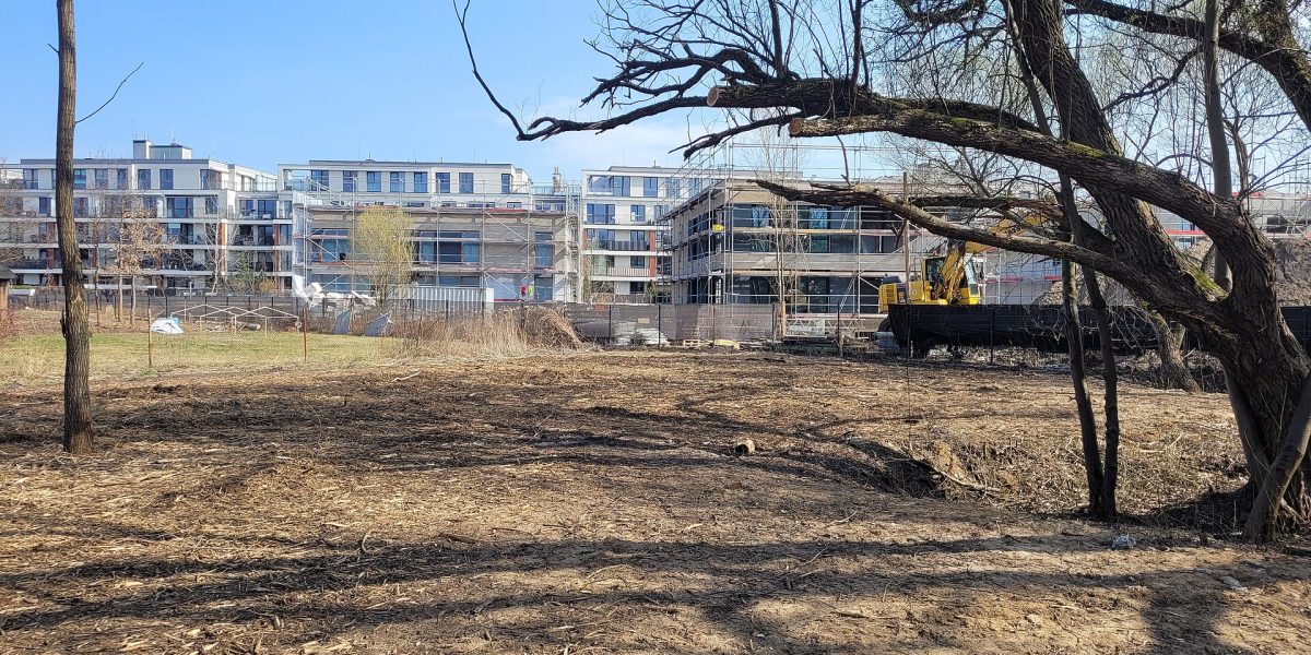 Residential development sites — apartments under construction