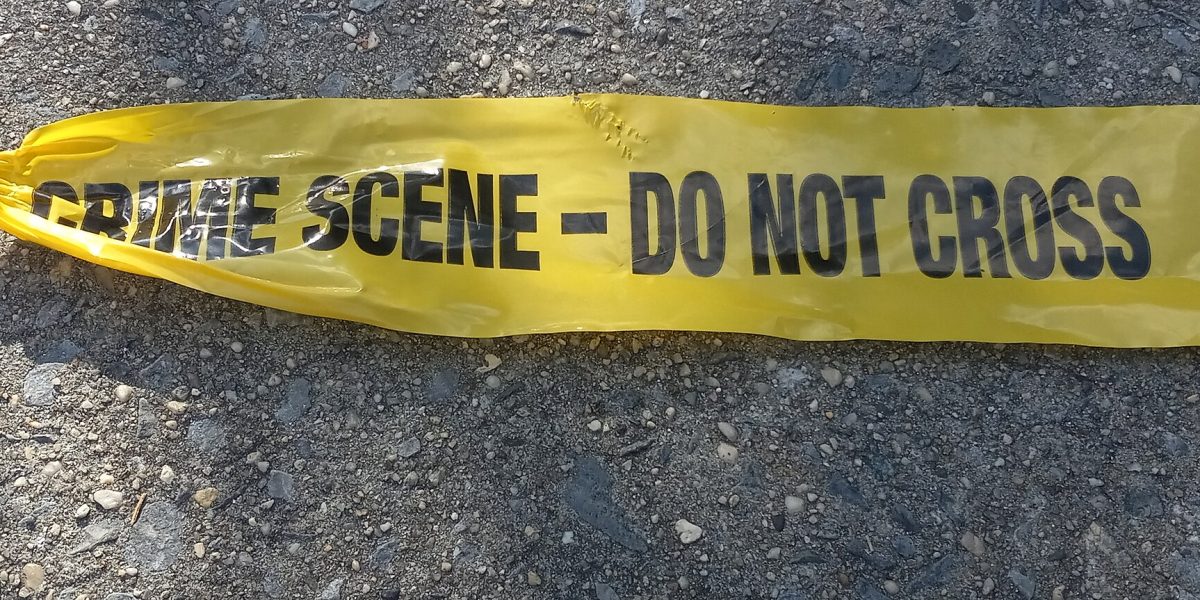 Mass shootings — police tape crime scene