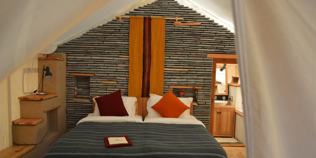 Glamping — glamping tent
