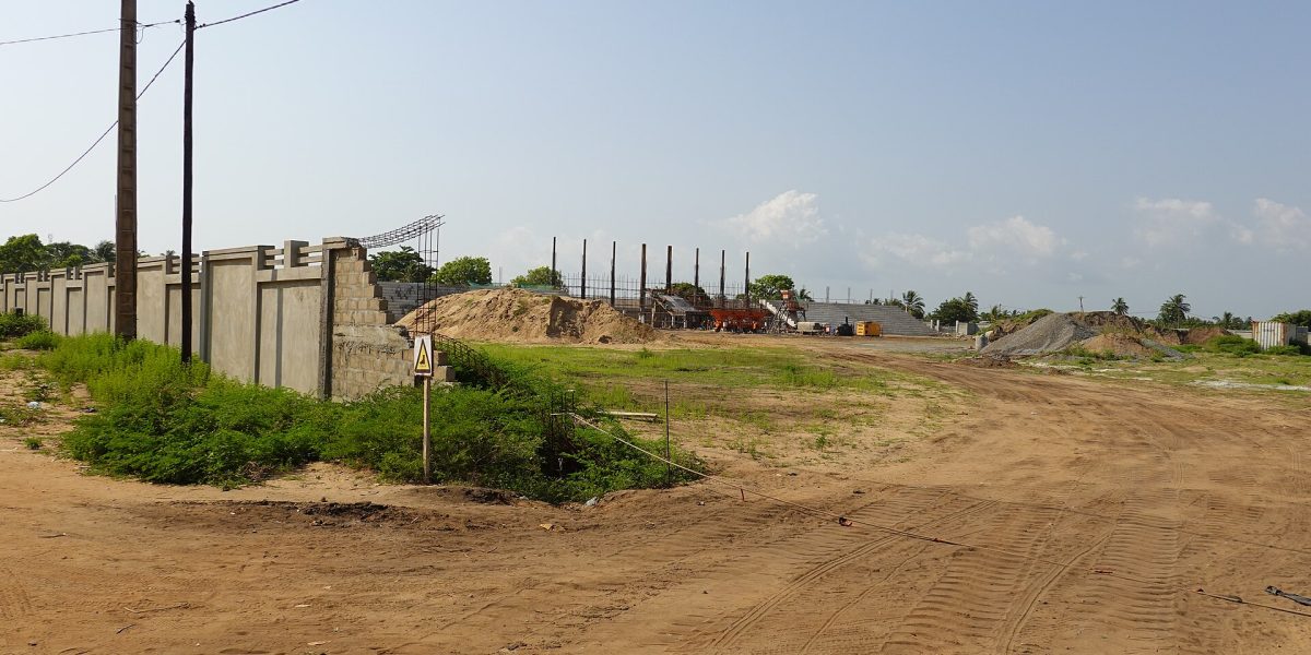 Pacific Games preparations — sports stadium construction