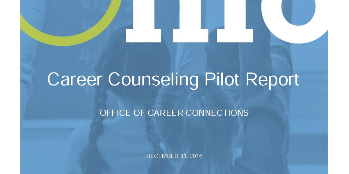 Career guidance — career counseling