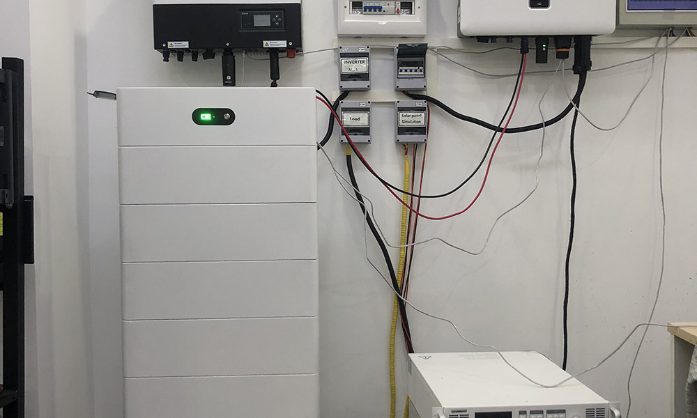 Solar energy projects — battery storage