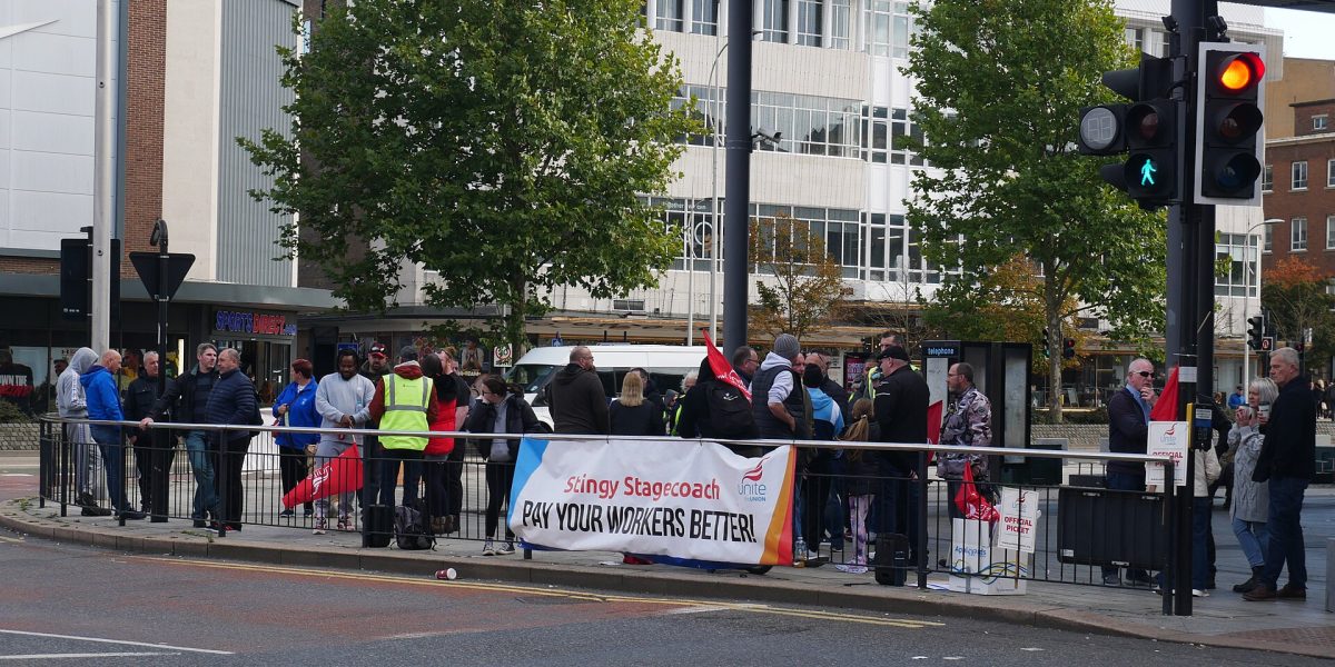 Public sector strikes — strike picket